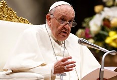 Папа Франциск отправи днес косвени обвинения срещу Русия във въоръжено