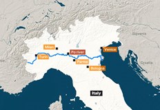 Невиждана суша мори Италия В сайта съобщават за пресъхнали реки Водата