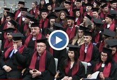 На тържествена церемония в Канев център към абсолвентите отправи приветствие ректорът