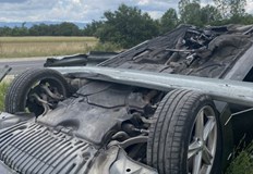 Катастрофа близо до разклона за село ТъжаДва автомобила са се