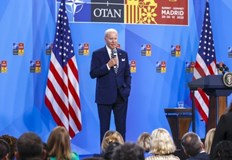 Докато говореше за членството на Швеция и Финландия в Алианса