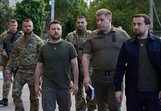 Украинският президент Володимир Зеленски е предприел тайно пътуване до Лисичанск