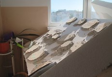 Инцидентът станал тази сутрин към 7 00 часаСаниран таван на жилищен