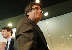 Лидерът на привържениците на независимостта на Каталуния Карлес Пучдемон който