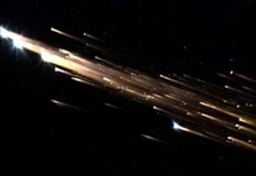 Останки от китайска космическа ракета навлезли в атмосферата оставиха дълги