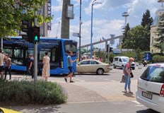 Тежка катастрофа се случи преди минути на входа на пристанище Бургас Автобус на