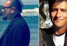 Актьорите Раймундо Гурдано и Хуан Франсиско Агилар от сериала на