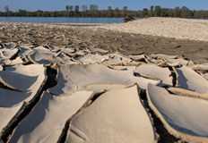 Незапомнена суша обхвана АпенинитеРека По почти пресъхна заради 100 дневния период