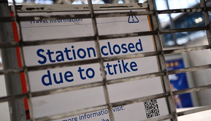 Най-голямата стачка на британските железници от 30 години насам