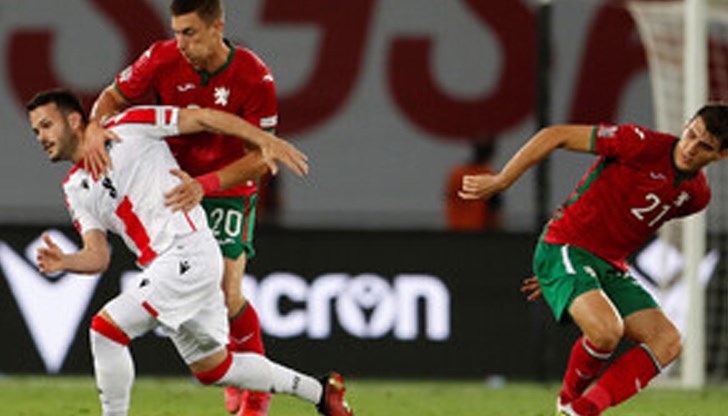 Така България спечели трета точка в Лигата на нациите и спря добрата серия на грузинците, които остават лидер в групата ни