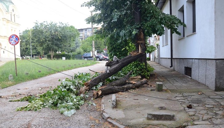 Бурята нанесе много щети в крайдунавския град