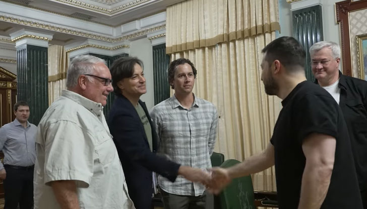 Украинският президент Володимир Зеленски заяви, че се е срещнал със