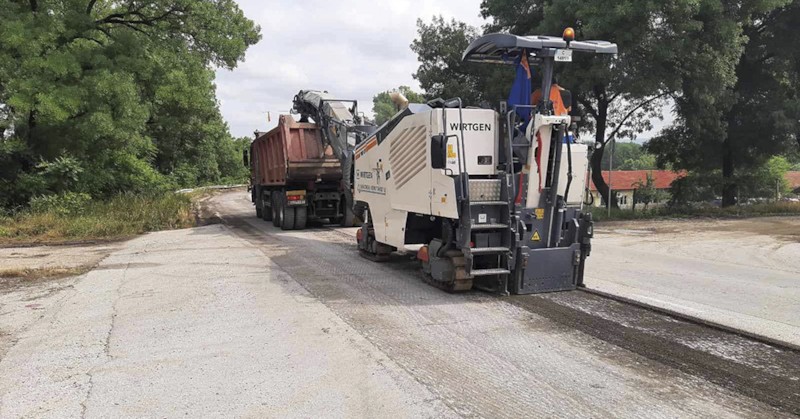 Започнаха ремонтните дейности на главния път I-5 Русе &ndash; В.