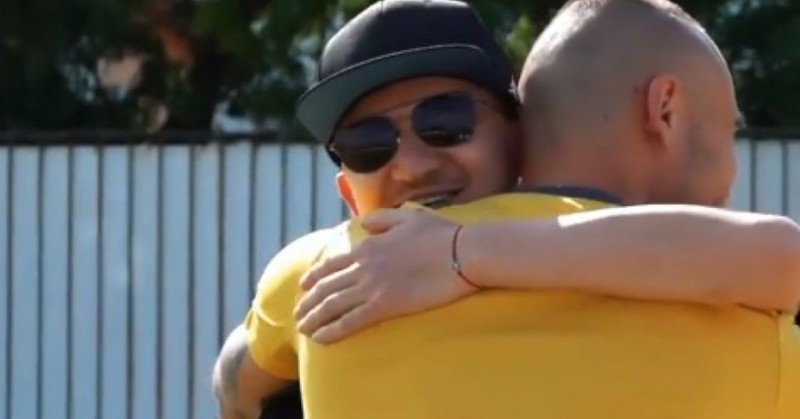 Голямата звезда днес изненадващо се появи на тренировка на канарчетатаГолямата