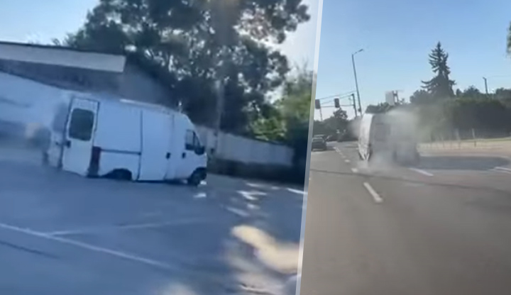 Шофьор на бус изправи косите на половин София, след като