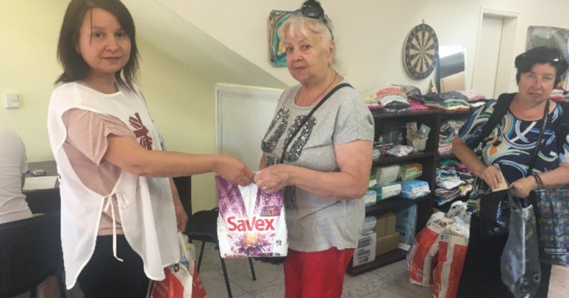 Някои от получателите се отказваха от част от продуктите, за