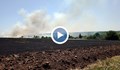 Вилната зона край Николово се спаси на косъм от голям пожар