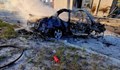 Автомобил изгоря при тежка катастрофа край София