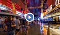 Таван на ресторант в Лас Вегас падна по време на мощна буря
