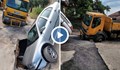 Авария на водопровод предшества "погълнатите" в дупки кола и камион в Русе