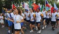 Русе приема на 8 юли пламтящия факел на Пробега на мира