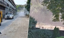 Праховото замърсяване от разкопките на ВИК - Русе