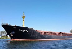 СПАРТА е заседнал в района на моста Явуз Султан Селим Босфорът е