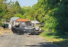 Катастрофа стана днес около 9 30 часа на пътя Бяла