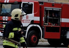 Причините за пожара се разследватЧетири автомобила са изгорели в Перник