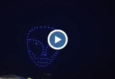 Зрелищно светлинно дрон шоу озари небето над РусеТо беше кулминацията във втория