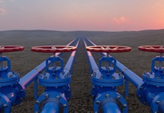 Това е едва около 20 процента от капацитета на тръбата Газпром