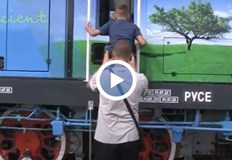 Локомотивният завод Експрес Сервиз в Русе направи празник за малки и големи