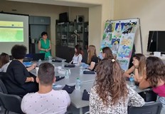 Срещата с тях бе посветена на Европейската година на младежтаОбластният