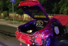Катастрофа на кръговото движение при 4 ти километър в София Шофьорът който