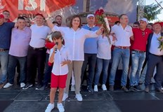 БСП откри предизборната си кампания на Бузлуджа сред близо 20