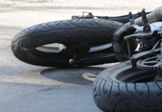 Мотористът загубил контрол над машината и паднал на пътното платноВчера вечерта