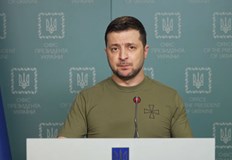 Моля ви евакуирайте се призова тойПрезидентът на Украйна Володимир Зеленски