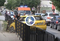 Катастрофа в района на Симовата мелница в Русе създаде задръстване около 9 30