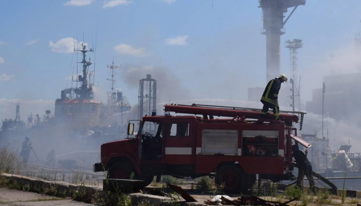 Причината за изявлението е вчерашния ракетен удар по пристанището на Одеса
