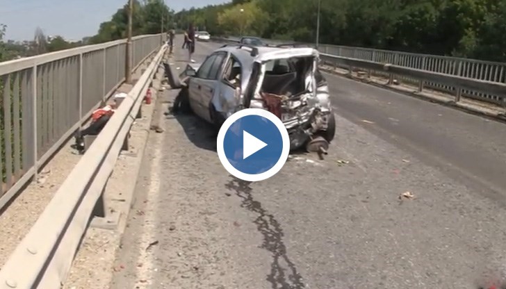 Катастрофата е била доста зрелищна