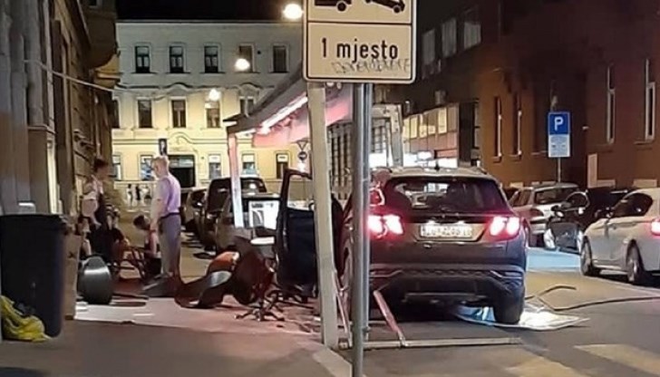 Иво Йосипович разби оградата на едно кафене в столицата Загреб
