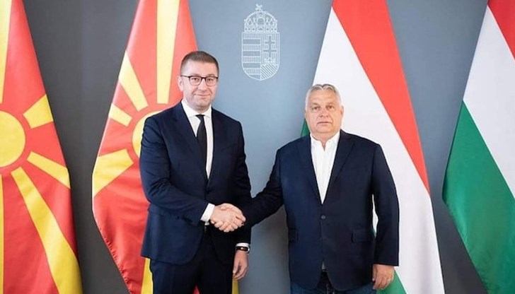 Християн Мицкоски е обсъдил с Орбан евроинтеграцията на Северна Македония в Будапеща