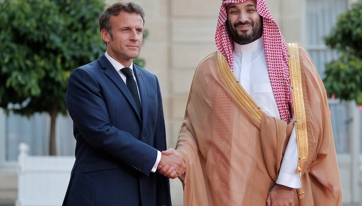 Принц Мохамед бе поканен на работна вечеря в Елисейския дворец Принц Мохамед бе поканен на работна вечеря в Елисейския дворец