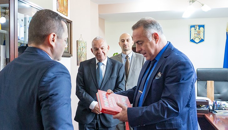 Кметът на Русе в съвместна среща с посланика ни в Румъния и кмета на Гюргево
