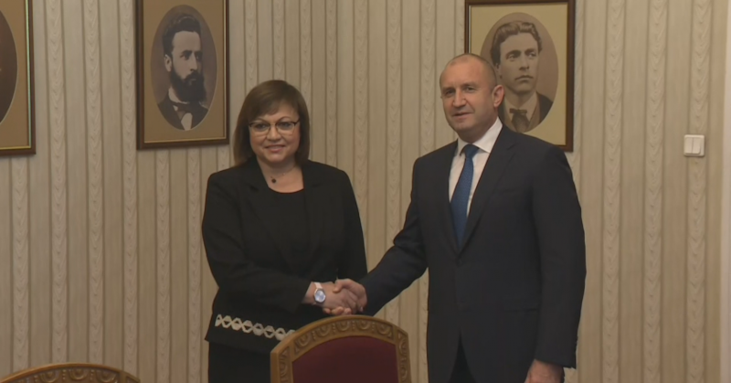 Румен Радев ще връчи третия мандат на БСП в понеделник