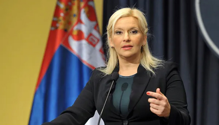 Понастоящем Сърбия е напълно зависима от руския природен газСръбската министърка