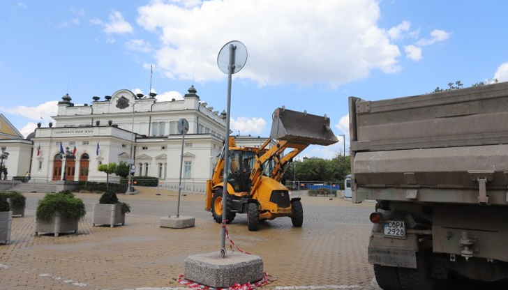 Ще пренареждат жълтите паветаЗапочна пренареждането и подмяната на жълтите павета
