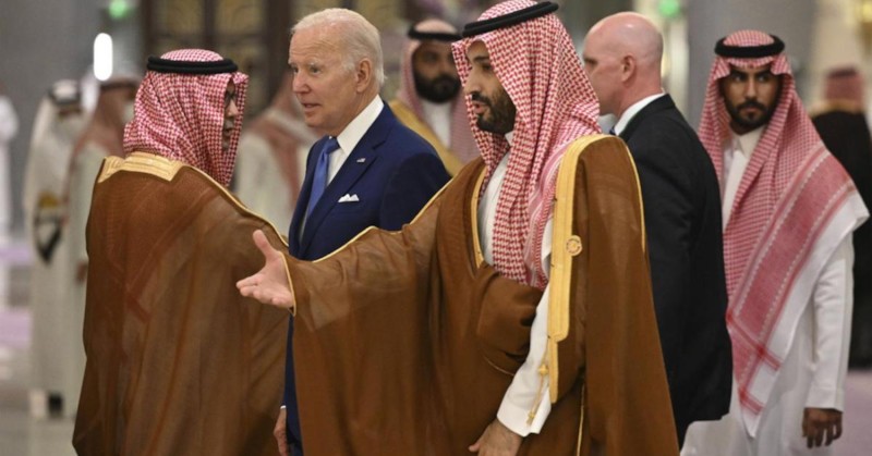 Принцът на Саудитска Арабия се срещна с Джо БайдънПрестолонаследникът на