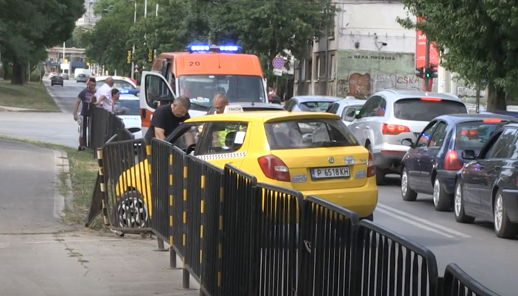 Катастрофа в района на Симовата мелница в Русе създаде задръстване