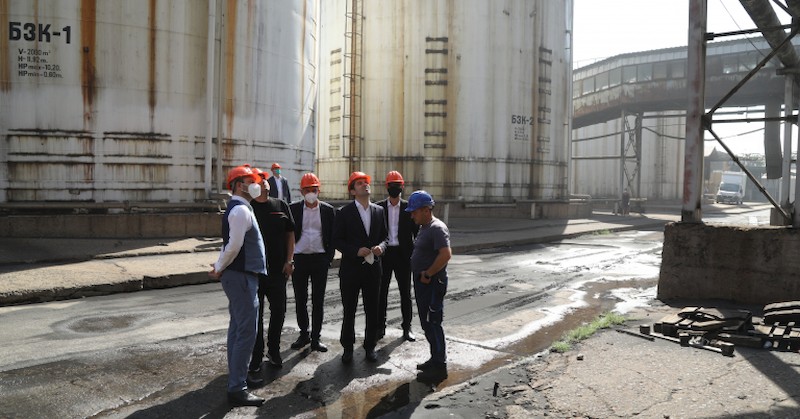 Министър-председателят Кирил Петков направи изненадваща проверка на ТЕЦ &bdquo;Брикел&ldquo; в